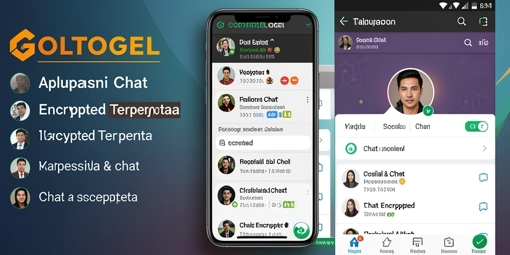 Tampilan antarmuka pengguna GOLTOGEL yang sederhana dan modern.