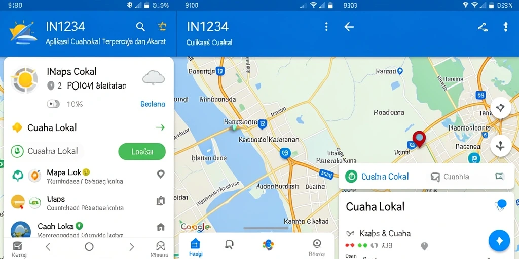Tampilan antarmuka pengguna IN1234 yang sederhana dan informatif.