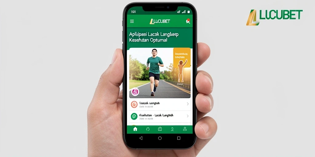 Tampilan antarmuka LUCUBET yang menarik dan informatif.
