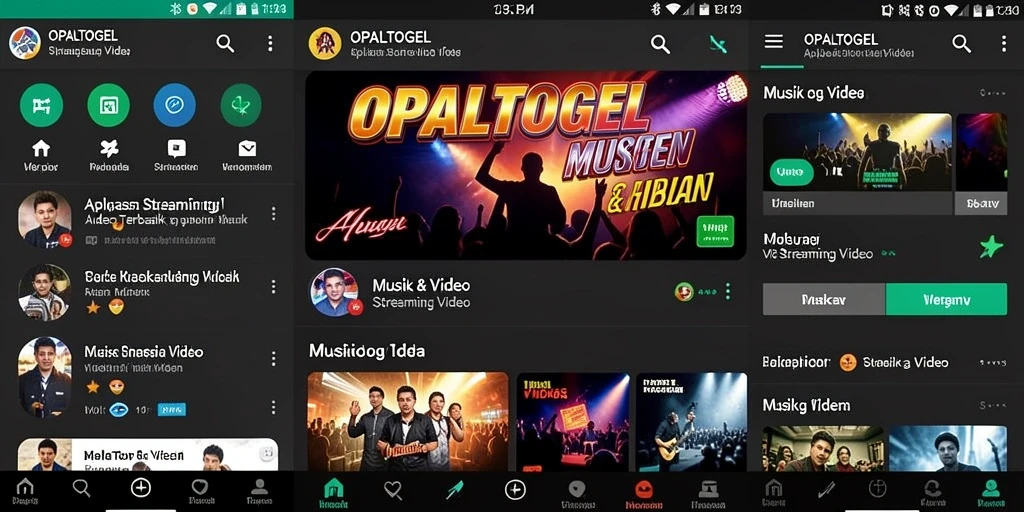 Tampilan antarmuka pengguna OPALTOGEL yang menarik dan mudah digunakan.